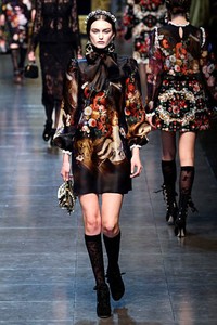Dolce & Gabbana, Fall/Winter 2012. Milan Fashion Week 2012. [Photo by Vittorio Zunino Celotto/Getty Images]