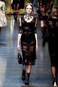 Dolce & Gabbana, Fall/Winter 2012. Milan Fashion Week 2012. [Photo by Vittorio Zunino Celotto/Getty Images]