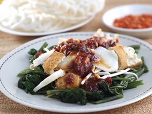 Resep Sayur : Rujak Kangkung