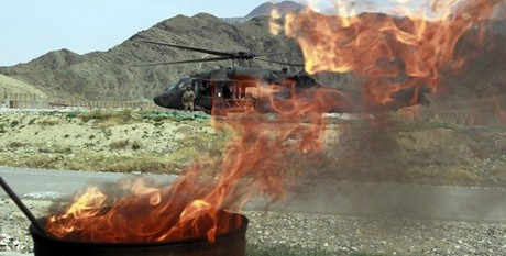 Helikopter NATO Hantam Rumah Warga Afghan, 5 Tentara Turki Tewas