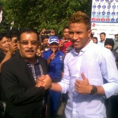 Noh Alam Shah Hadir di Ultah Persib