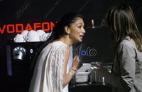 Nicole Scherzinger, lead vocal Pussycat Dolls yang adalah pacar Lewis Hamilton hadir juga di hari balapan ini.