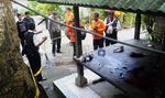 Jenazah Terduga Teroris Dibawa ke RS Bhayangkara