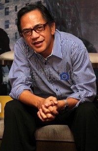 Ray Sahetapi berperan sebagai bos mafia sadis dalam film itu. Gus Mun/detikcom.