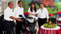 Dealer yang lengkap dengan pelayanan bengkel dan suku cadang ini pada 19-20 Maret 2012 mengadakan servis gratis untuk konsumen sepeda motor. (dok TVS)