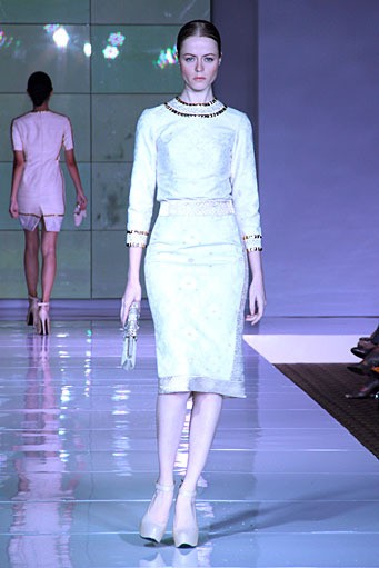 SPOUS by Priyo Oktaviano. Plaza Indonesia Fashion Week SS 2012 at Plaza Indonesia. Jakarta. [Foto: Mohammad Abduh/Wolipop]