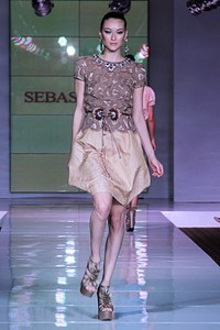 Sebastian Gunawan Sebastians. Plaza Indonesia Fashion Week SS 2012 at Plaza Indonesia. Jakarta. [Foto: Mohammad Abduh/Wolipop]