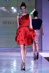 Sebastian Gunawan Sebastians. Plaza Indonesia Fashion Week SS 2012 at Plaza Indonesia. Jakarta. [Foto: Mohammad Abduh/Wolipop]
