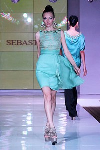 Sebastian Gunawan Sebastians. Plaza Indonesia Fashion Week SS 2012 at Plaza Indonesia. Jakarta. [Foto: Mohammad Abduh/Wolipop]
