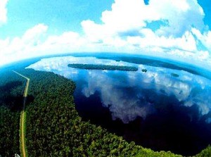 Danau Zamrud, si Hijau dari Riau