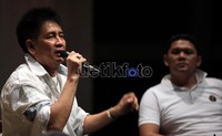 Selain Gandung Bondowoso dan Didi Petet, jumpa pers juga diikuiti Sys NS.