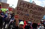 Demo Buruh, Sudirman-Thamrin Macet Total