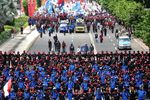 Tolak BBM Naik, Ribuan Buruh Bergerak ke Istana