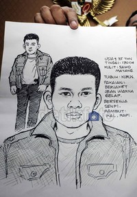Untuk mempermudah kerja, Polda Metro Jaya akan segera menyebarkan sketsa tersangka penembakan.