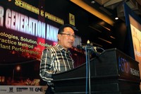 Direktur Operasi Indonesia Barat PLN Moch Harry Jaya Pahlawan memberikan sambutan. (Humas PLN).