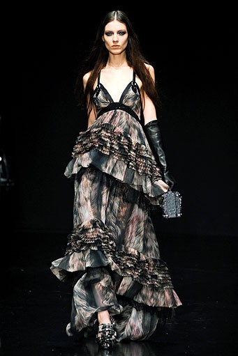 Roberto Cavalli, Fall/Winter 2012. Milan Fashion Week 2012. [Photo by Vittorio Zunino Celotto/Getty Images]