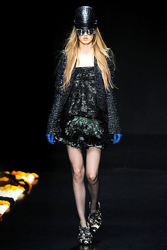 Roberto Cavalli, Fall/Winter 2012. Milan Fashion Week 2012. [Photo by Vittorio Zunino Celotto/Getty Images]