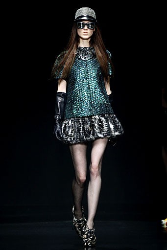 Roberto Cavalli, Fall/Winter 2012. Milan Fashion Week 2012. [Photo by Vittorio Zunino Celotto/Getty Images]
