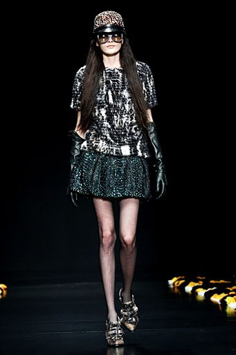 Roberto Cavalli, Fall/Winter 2012. Milan Fashion Week 2012. [Photo by Vittorio Zunino Celotto/Getty Images]