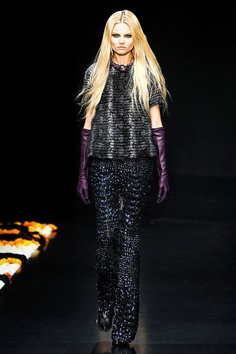 Roberto Cavalli, Fall/Winter 2012. Milan Fashion Week 2012. [Photo by Vittorio Zunino Celotto/Getty Images]