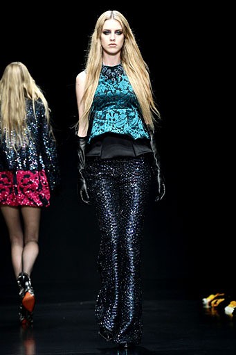 Roberto Cavalli, Fall/Winter 2012. Milan Fashion Week 2012. [Photo by Vittorio Zunino Celotto/Getty Images]