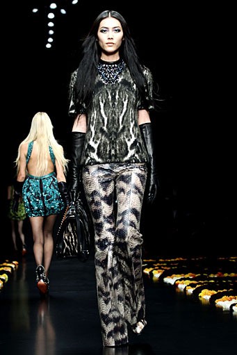 Roberto Cavalli, Fall/Winter 2012. Milan Fashion Week 2012. [Photo by Vittorio Zunino Celotto/Getty Images]