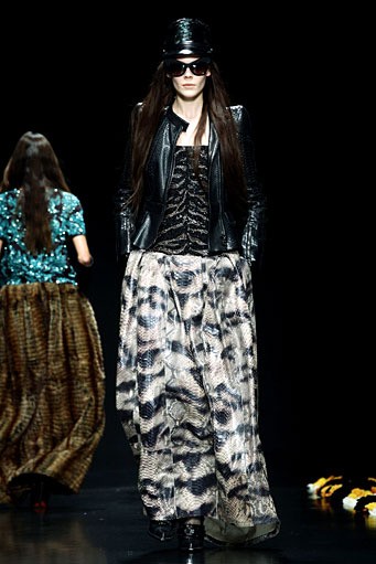 Roberto Cavalli, Fall/Winter 2012. Milan Fashion Week 2012. [Photo by Vittorio Zunino Celotto/Getty Images]