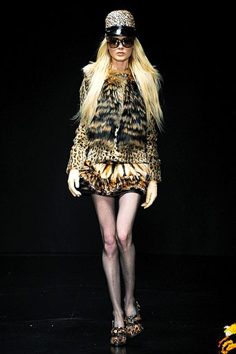 Roberto Cavalli, Fall/Winter 2012. Milan Fashion Week 2012. [Photo by Vittorio Zunino Celotto/Getty Images]