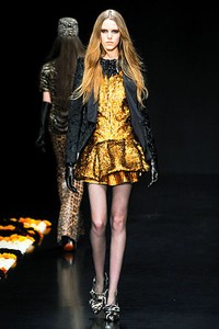 Roberto Cavalli, Fall/Winter 2012. Milan Fashion Week 2012. [Photo by Vittorio Zunino Celotto/Getty Images]