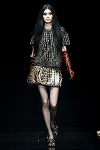 Roberto Cavalli, Fall/Winter 2012. Milan Fashion Week 2012. [Photo by Vittorio Zunino Celotto/Getty Images]