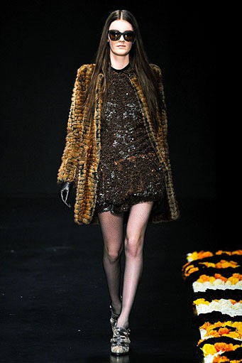 Roberto Cavalli, Fall/Winter 2012. Milan Fashion Week 2012. [Photo by Vittorio Zunino Celotto/Getty Images]