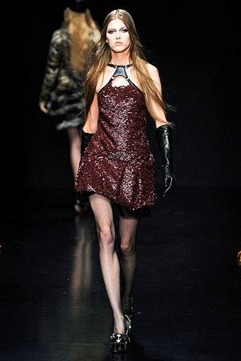 Roberto Cavalli, Fall/Winter 2012. Milan Fashion Week 2012. [Photo by Vittorio Zunino Celotto/Getty Images]