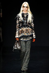 Roberto Cavalli, Fall/Winter 2012. Milan Fashion Week 2012. [Photo by Vittorio Zunino Celotto/Getty Images]