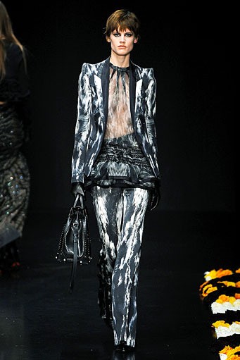 Roberto Cavalli, Fall/Winter 2012. Milan Fashion Week 2012. [Photo by Vittorio Zunino Celotto/Getty Images]