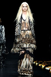 Roberto Cavalli, Fall/Winter 2012. Milan Fashion Week 2012. [Photo by Vittorio Zunino Celotto/Getty Images]