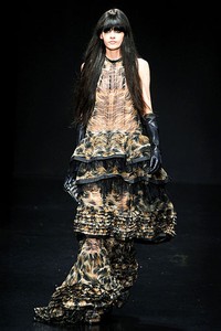 Roberto Cavalli, Fall/Winter 2012. Milan Fashion Week 2012. [Photo by Vittorio Zunino Celotto/Getty Images]