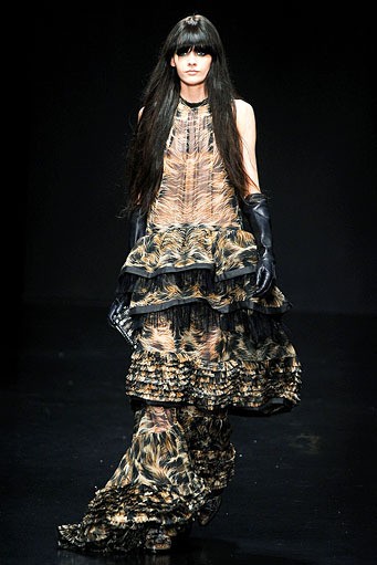 Roberto Cavalli, Fall/Winter 2012. Milan Fashion Week 2012. [Photo by Vittorio Zunino Celotto/Getty Images]