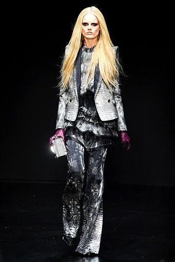 Roberto Cavalli, Fall/Winter 2012. Milan Fashion Week 2012. [Photo by Vittorio Zunino Celotto/Getty Images]