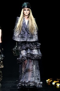 Roberto Cavalli, Fall/Winter 2012. Milan Fashion Week 2012. [Photo by Vittorio Zunino Celotto/Getty Images]