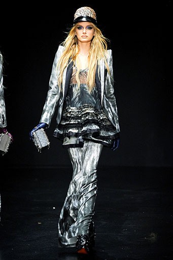 Roberto Cavalli, Fall/Winter 2012. Milan Fashion Week 2012. [Photo by Vittorio Zunino Celotto/Getty Images]