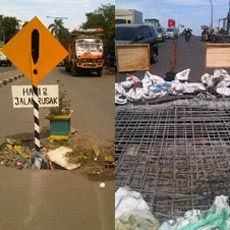 Jembatan Teluk Gong Rawan Kecelakaan
