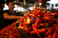 Kenaikan harga cabai ini disebabkan oleh rencanya pemerintah yang akan menaikkan harga BBM April mendatang.