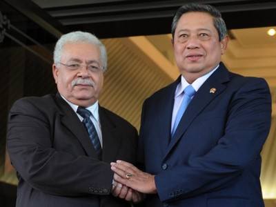 SBY Terima Dubes Palestina di Halim