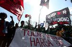 Ada Demo Anti BBM Naik, Jalan Diponegoro Macet