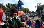 Ada Demo Anti BBM Naik, Jalan Diponegoro Macet