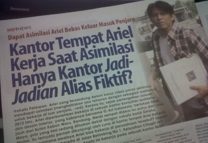 Ariel Warga Binaan, Ada Koridor yang Nggak Bisa Tembus