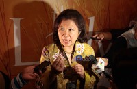 Dalam acara tersebut juga turut hadir Menteri Pariwisata dan Ekonomi Kreatif, Marie Elka Pangestu.