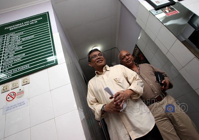 Cawagub Didik Tengok Puskemas Benhil Jakarta