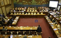 Suasana raker antara Banggar DPR dengan pemerintah. Ramses/detikcom.