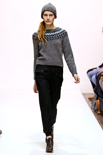 Margaret Howell, Fall/Winter 2012. London Fashion Week 2012. [Photo by Ian Gavan/Getty Images]